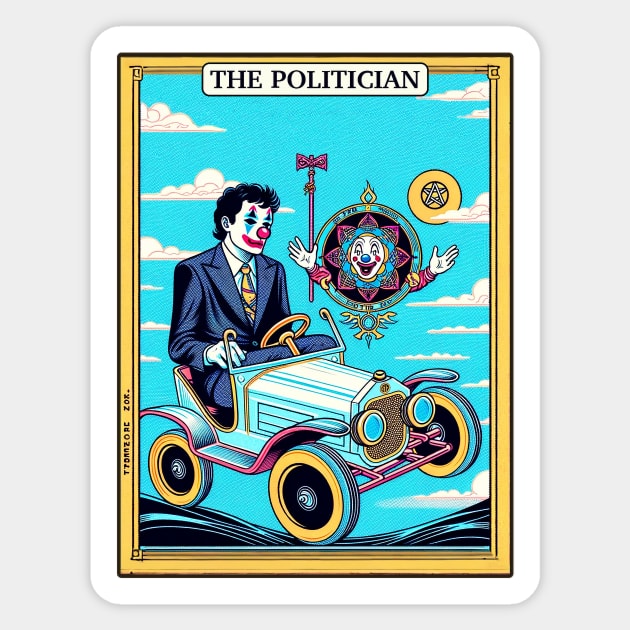 The Politician Sticker by L.C. Tarot